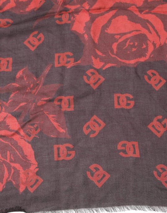 Printed Skull Scarf - Image 4