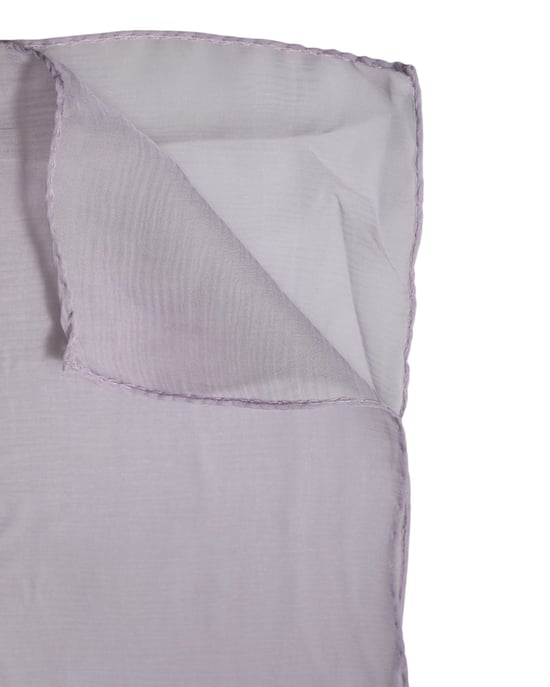 Lightweight Silk Scarf Lavender - Image 5
