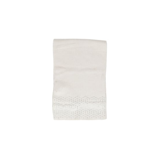 Witte Gebreide Sjaal met Textuurpatroon - Image 2