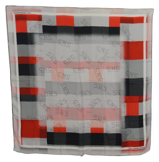 Silk Scarf Geometric Pattern - Image 4