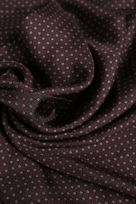 Zijden Polkadot Franje Sjaal - Image 5
