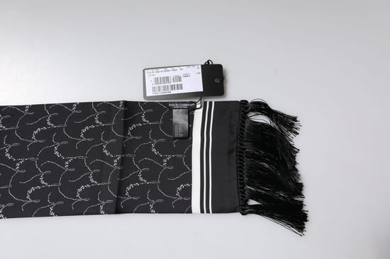 Silk Scarf With Fringe - Image 2
