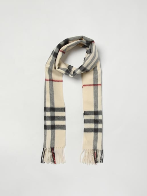 Check Pattern Wool Scarf - Image 5