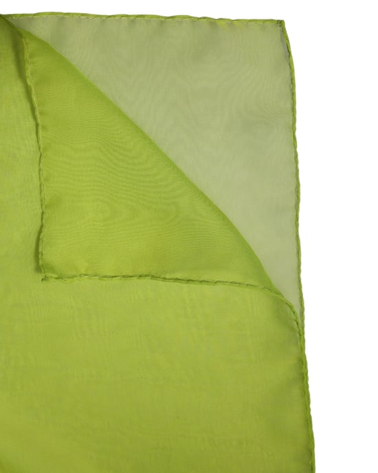Silk Scarf Lime Green Accessory - Image 4