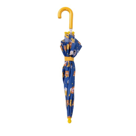 Trespass Kinder/Kinder Drizzle Stokparaplu met dierenprint (Blauw/Geel/Multikleurig) - Image 4