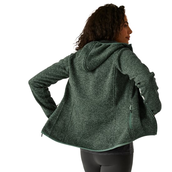 Regatta Womens/Ladies Newhill Hooded Fleece Jacket (Green Haze) - Image 4