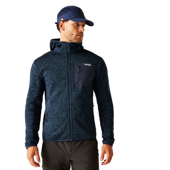 Regatta Heren Newhill Marl Full Zip Fleecejack (Maanlicht Denim) - Image 4