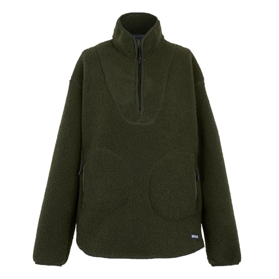 Regatta Dames/Dames Frankie Borg Quarter Zip Fleece Top (Donkere Khaki) - Image 1