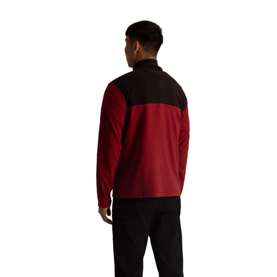 Trespass Heren Curtiston AT100 Fleece Top (Merlot) - Image 5