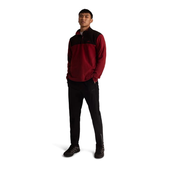 Trespass Heren Curtiston AT100 Fleece Top (Merlot) - Image 6