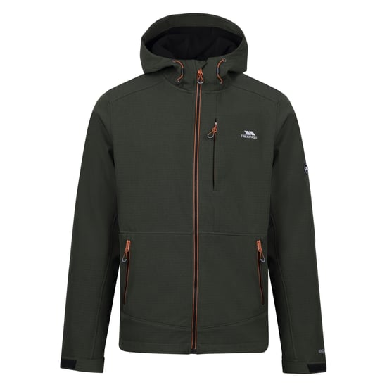 Trespass Heren Dante Softshell Jack (Donkergroen) - Image 1
