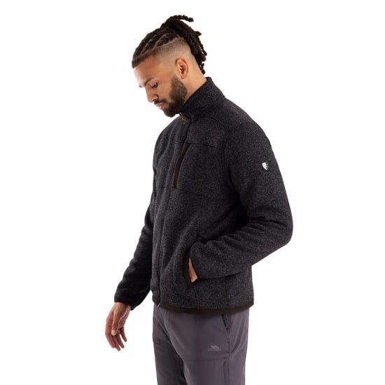Trespass Heren Bramall Fleece Jas (Zwarte mergel) - Image 6