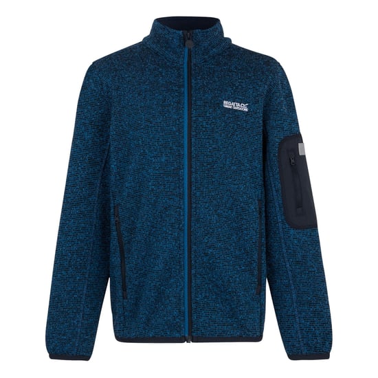 Regatta Kinder/Kinder Newhill Fleecejas met volledige rits (Snorkelblauw/Navy) - Image 1
