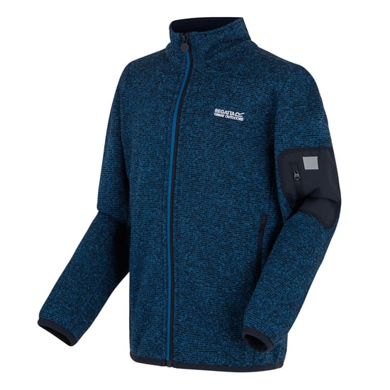 Regatta Kinder/Kinder Newhill Fleecejas met volledige rits (Snorkelblauw/Navy) - Image 3