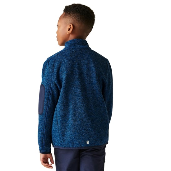 Regatta Kinder/Kinder Newhill Fleecejas met volledige rits (Snorkelblauw/Navy) - Image 5