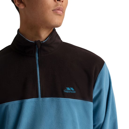 Trespass Heren Curtiston AT100 Fleece Top (Bondi Blauw) - Image 3