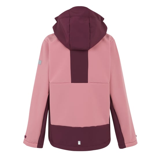 Regatta Kinder/Kids Haydenbury Waterdichte Soft Shell Jas (Stoffige Roos/Fig) - Image 2