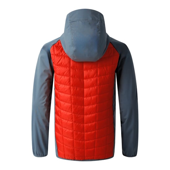 Dare 2B Childrens/Kids Explore II Colour Block Hybrid Jacket (Lead Grey/Stormy Weather/Seville) - Image 2