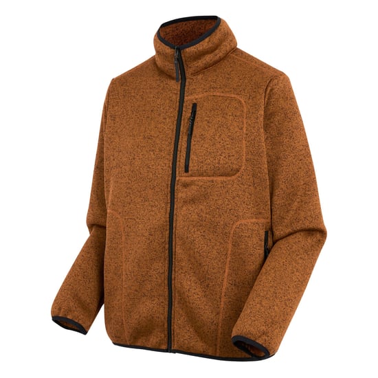 Regatta Mens Barlee Marl Full Zip Fleece Jacket (Glazed Ginger) - Image 3