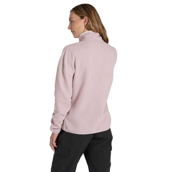 Craghoppers Dames/Dames CO2 Renu Technology Half Zip Fleece Top (Dusky Anjer) - Image 2