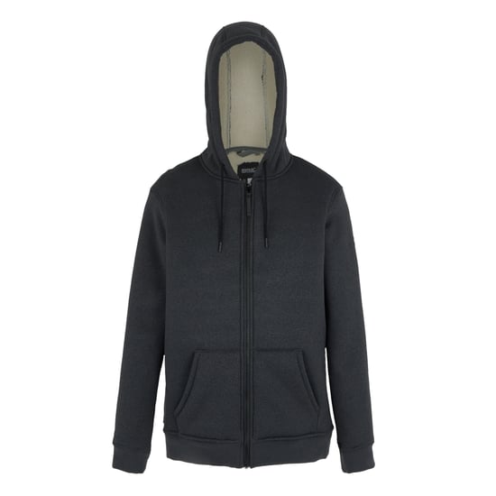 Regatta Heren Naddle Fleece Full Zip Hoodie (Zwart) - Image 1