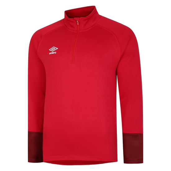 Umbro Mens Total Training Track Jacket (Vermillion/Biking Red/Black) - Image 1