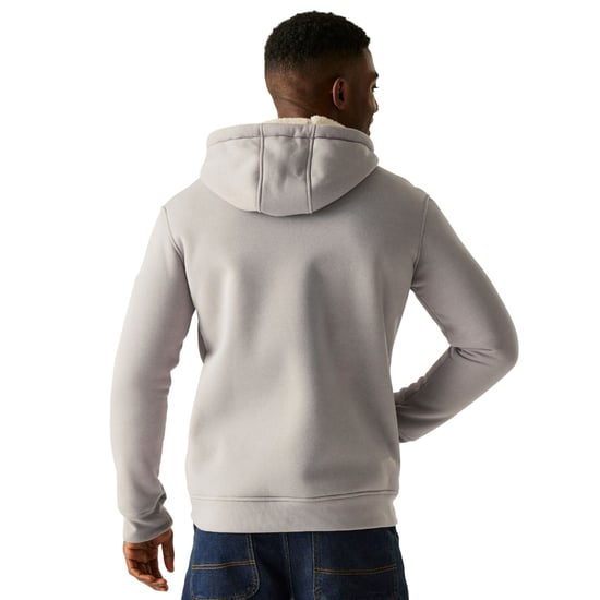 Regatta Mens Naddle Fleece Full Zip Hoodie (Grey Marl) - Image 5