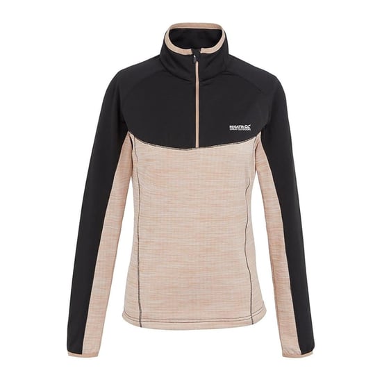 Regatta Womens/Ladies Hepley Fleece (Black/Warm Taupe Marl) - Image 1