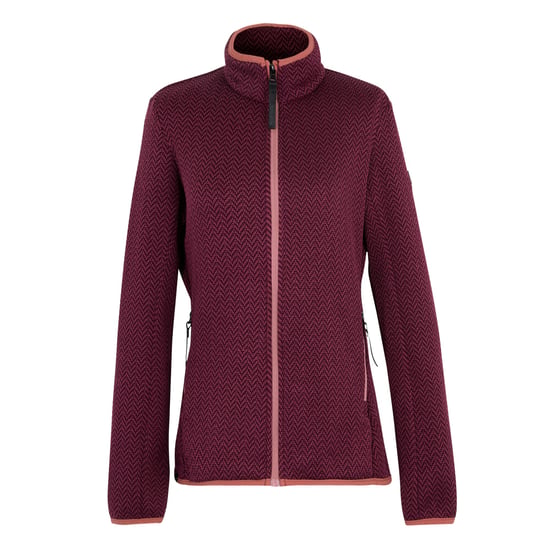 Regatta Womens/Ladies Elzie Full Zip Fleece Jacket (Dark Pimento/Burgundy) - Image 1