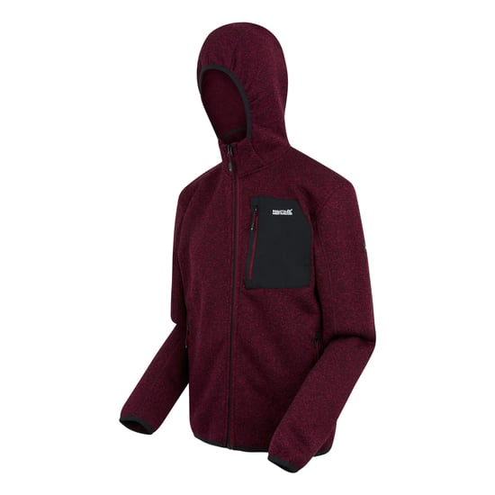 Regatta Heren Newhill Marl Full Zip Fleecejack (Donker kastanjebruin) - Image 3