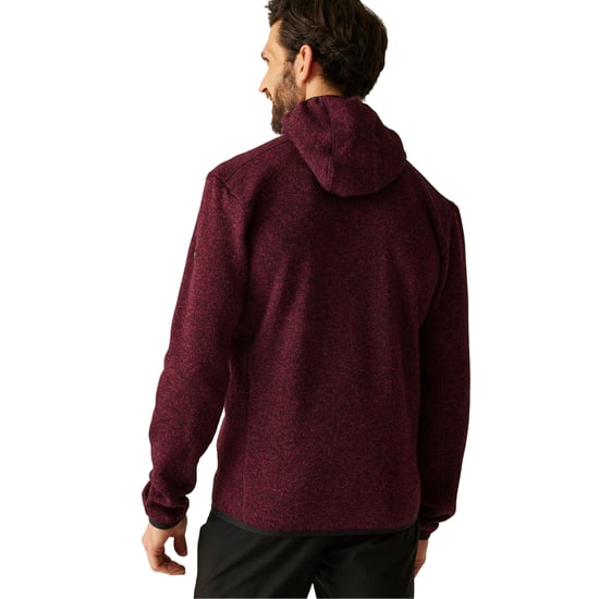 Regatta Heren Newhill Marl Full Zip Fleecejack (Donker kastanjebruin) - Image 5