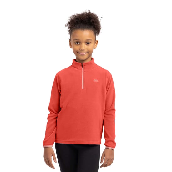 Trespass Childrens/Girls Sybil Micro Fleece (Soft Orange) - Image 3