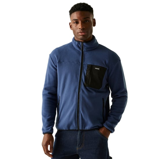 Regatta Heren Frankie Full Zip Fleecejack (Indigoblauw) - Image 4