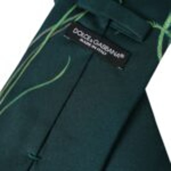 Groene Zijden Stropdas - Image 5