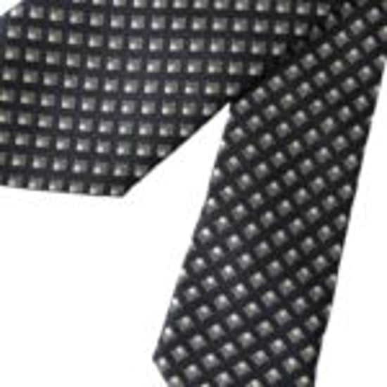 Geometrisch Patroon Zijde Stropdas - Image 5