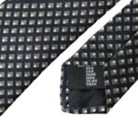 Geometrisch Patroon Zijde Stropdas - Image 6