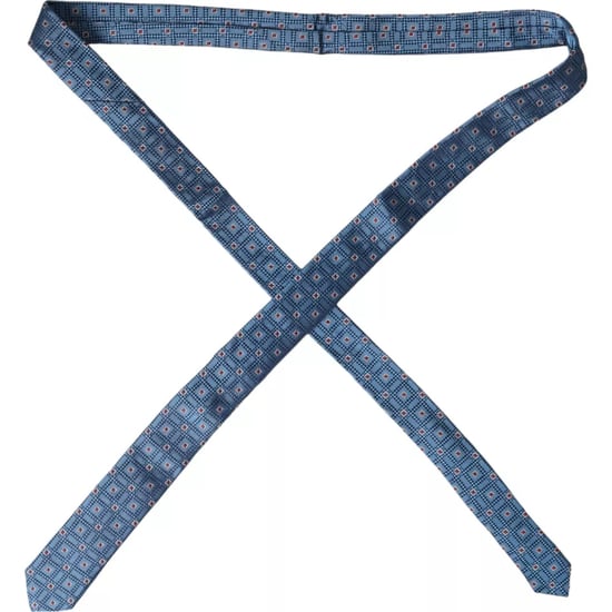 Blauwe Geometrische Stropdas - Image 4