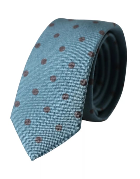 Polka Dot Silk Tie Classic Style - Image 1