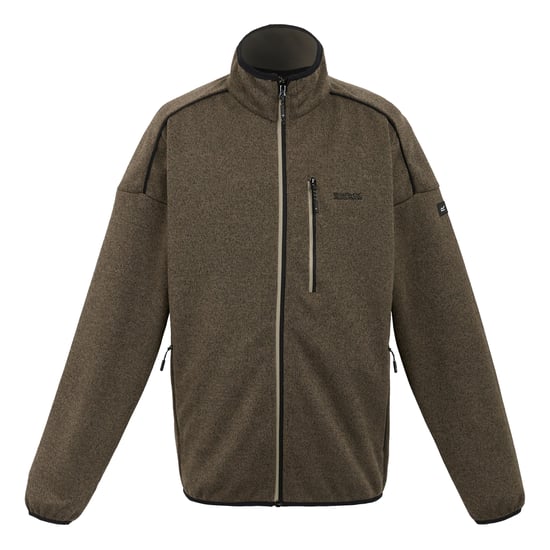 Regatta Mens Kames Full Zip Fleece Jacket (Treetop/Golden Sand) - Image 1