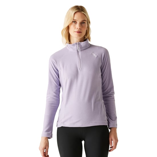 Regatta - Geweldige Outdoor Dames Montes Half Zip Fleece Top (Wisteria/Lila distel) - Image 4