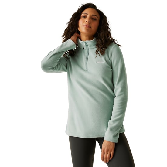 Regatta - Geweldige Outdoors Dames Sweetheart 1/4 Zip Fleece Sweater (Groene waas) - Image 4