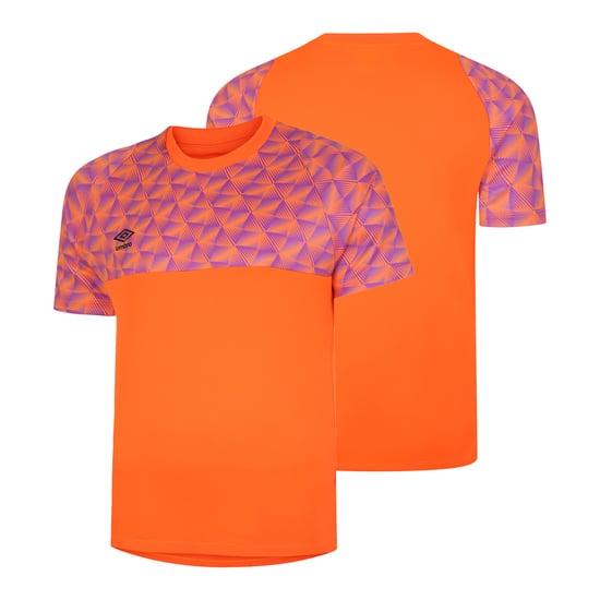 Umbro Kinder/Kids Flux keeperstrui (Schokkend oranje/paarse cactus) - Image 3