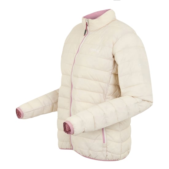 Regatta Womens/Ladies Hillpack II Insulated Padded Jacket (Light Vanilla/Lilas) - Image 3
