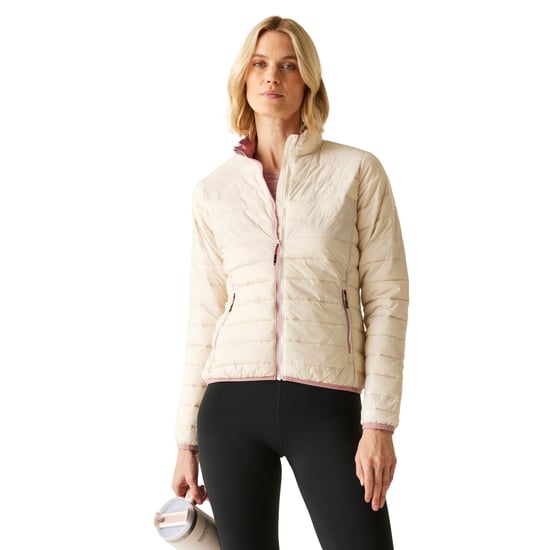 Regatta Womens/Ladies Hillpack II Insulated Padded Jacket (Light Vanilla/Lilas) - Image 4