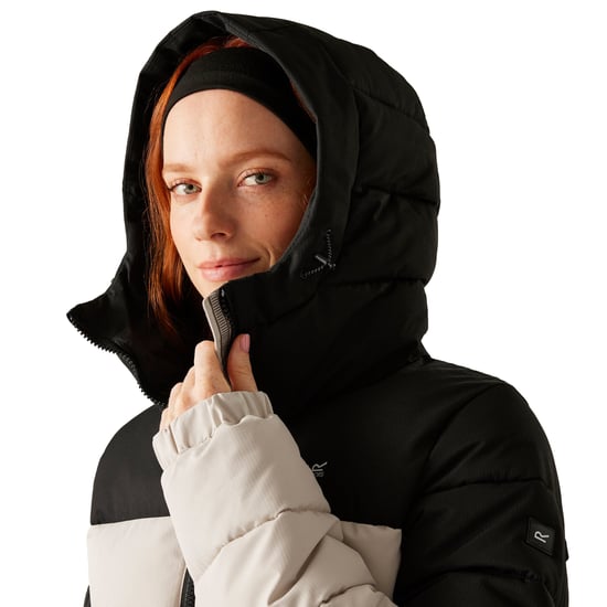 Regatta Womens/Ladies Aldthorn Quilted Jacket (Perfectly Pale/Black) - Image 4