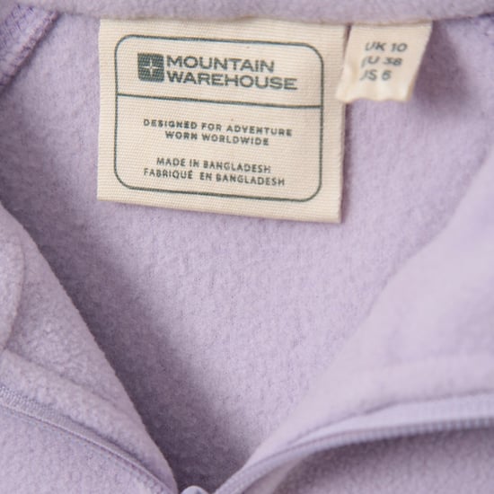 Mountain Warehouse Womens/Ladies Raso Fleece Jacket (Lilac) - Image 5