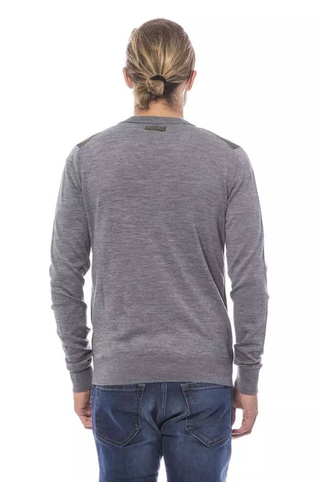 Knit Cardigan Twotone Style - Image 3