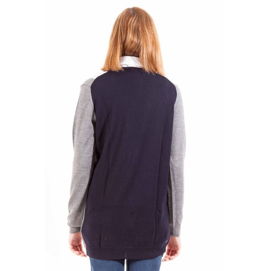 Färgblock Stickad Cardigan - Image 2