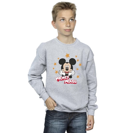 Disney Jongens Mickey Mouse Sterren Sweatshirt (Sportgrijs) - Image 2