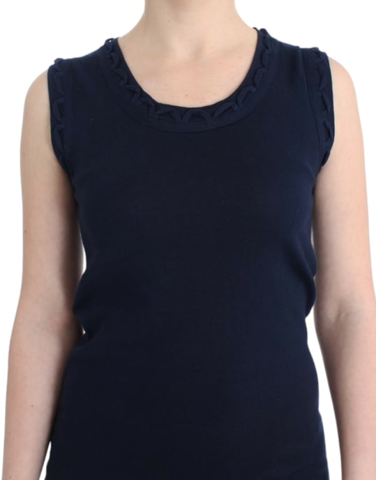 Mouwloze Gebreide Mini Jurk - Image 5